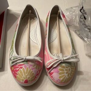 Coach Pink and Green Floral Women's pastel patchwork Melayne boxed, accessories